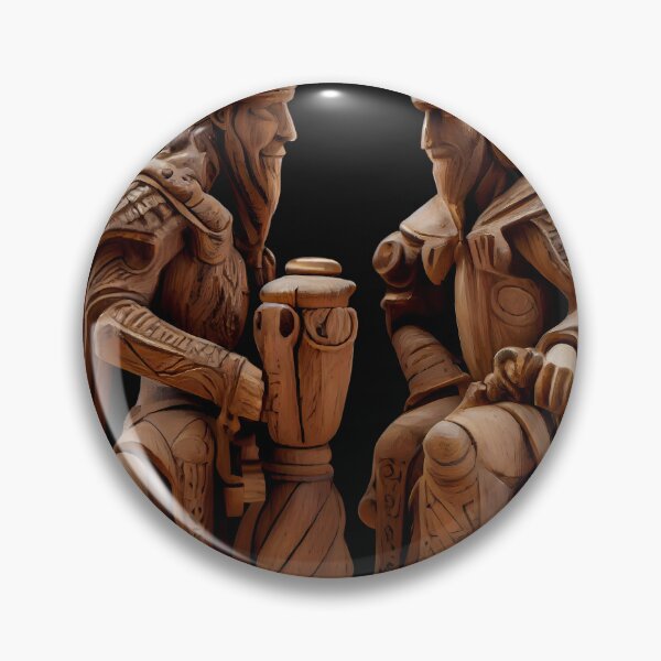 Item preview, Chess Pieces : Wooden, Carved : Roman designed and sold by MTJ-Mushrooms.