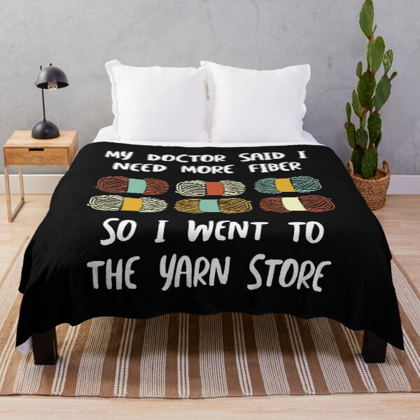 Item preview, Funny Yarn Lover Joke I Need More Fiber designed and sold by whyitsme.
