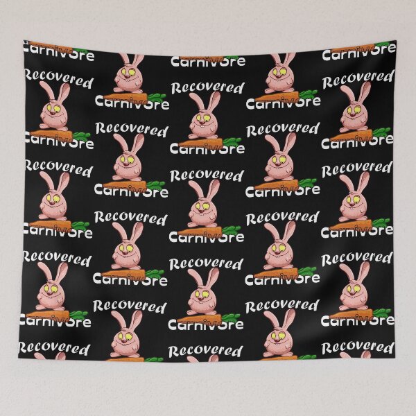 Item preview, Vegan Valentines It Is So Vegan It's So Vegan Recovered Carnivore Rabbit Lovestruck By Carrot designed and sold by Sonatablue.