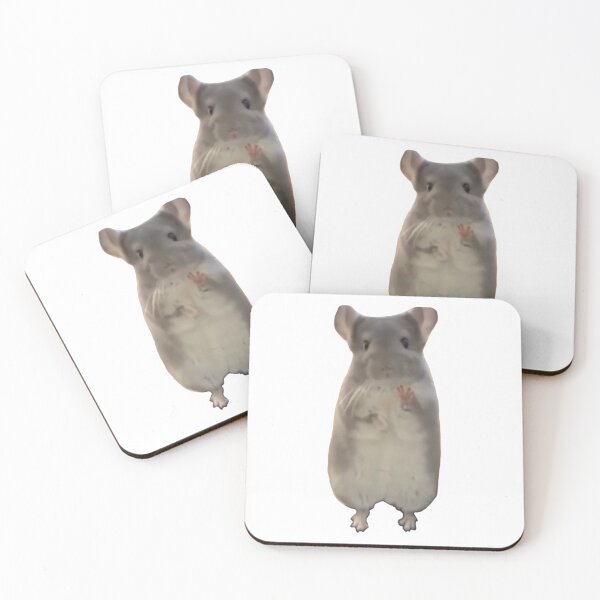 Item preview, Hamster holding up the number four designed and sold by mia-alice85.