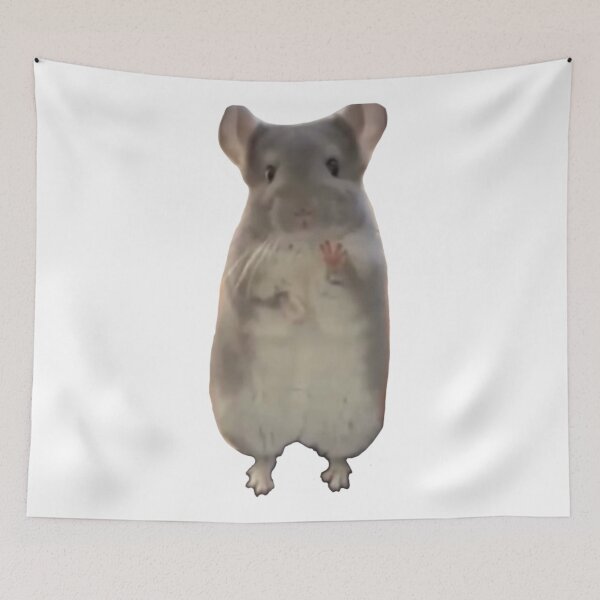 Item preview, Hamster holding up the number four designed and sold by mia-alice85.