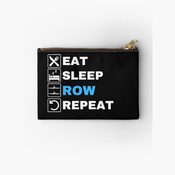 Item preview, Eat Sleep Row Repeat, Blue, Erg Rowing Crew, Rowing Oar, Row Crew designed and sold by Cryptohaven.