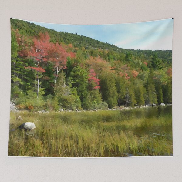 Item preview, Bubble Pond Watercolor designed and sold by TwoSmallPtatoes.