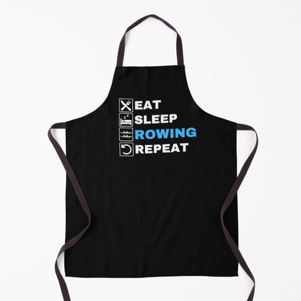 Item preview, Eat Sleep Rowing Repeat, Blue, Erg Rowing Crew, Rowing Oar, Row Crew designed and sold by Cryptohaven.