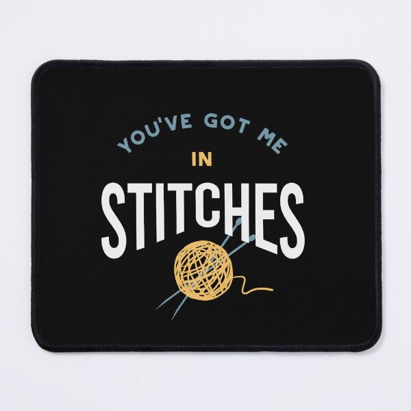 Item preview, Knitting Pun You've Got Me in Stitches designed and sold by whyitsme.