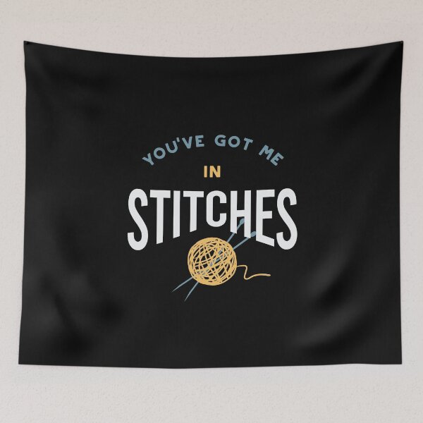 Item preview, Knitting Pun You've Got Me in Stitches designed and sold by whyitsme.