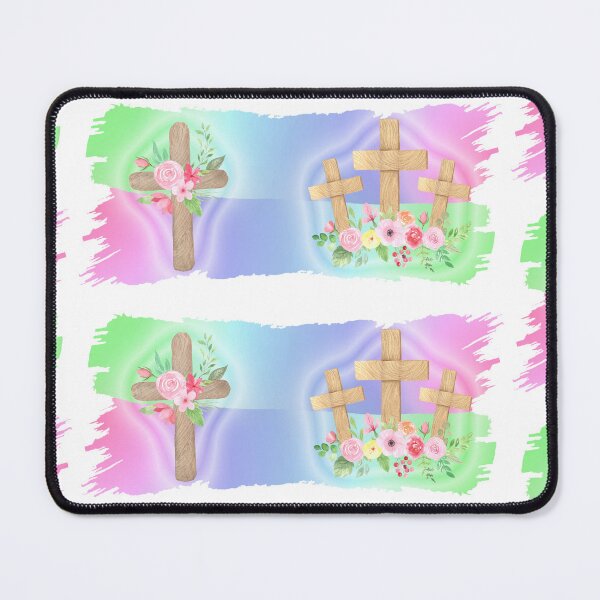 Item preview, Easter Holy Cross in Pastel Colors designed and sold by PrintMeOver.