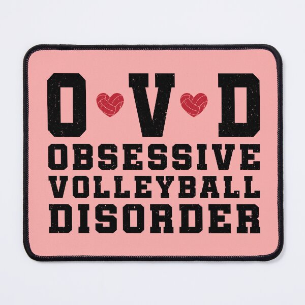 Item preview, OVD Obsessive Volleyball Disorder Girls Cute Heart designed and sold by SilentEcho.