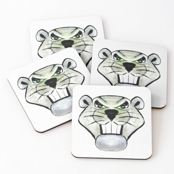 Artikelvorschau, Maskottchen des Panther-Teams entworfen und verkauft von PaintedbyCarol.