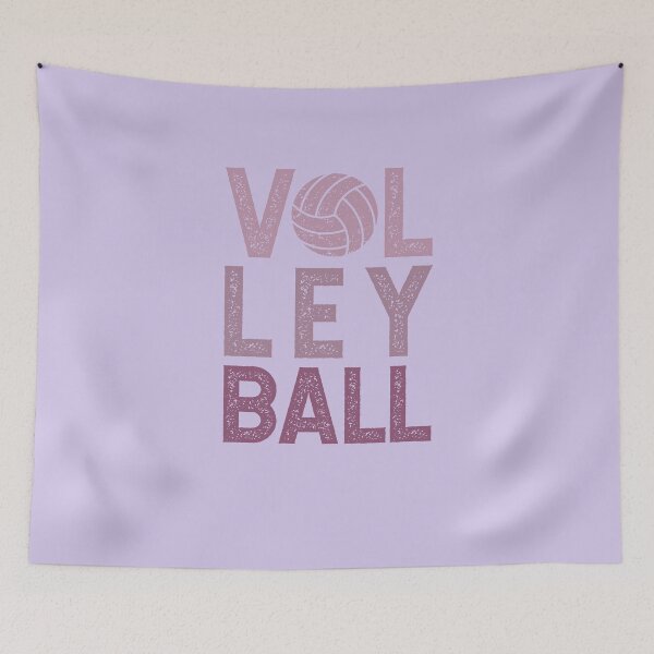 Item preview, Cute Purple Distressed Volleyball Art For Girls designed and sold by SilentEcho.