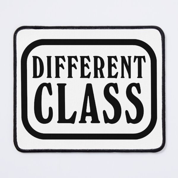 Item preview, Different Class 90s black Britpop english indie design designed and sold by ModSupporters.