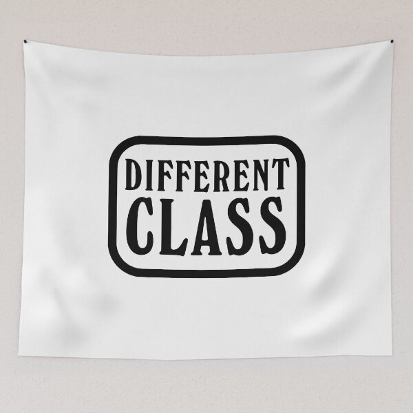 Item preview, Different Class 90s black Britpop english indie design designed and sold by ModSupporters.