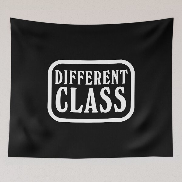 Item preview, Different Class 90s white Britpop english indie design designed and sold by ModSupporters.