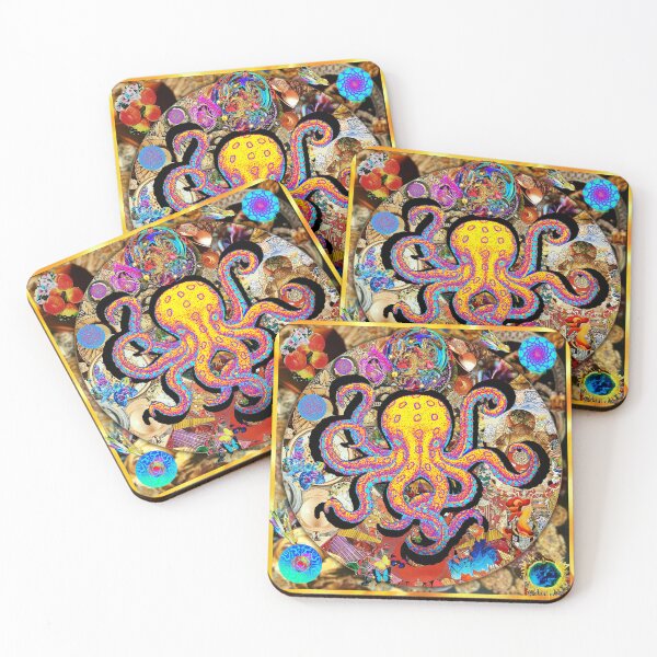 Item preview, pop octopus designed and sold by thierrycollages.