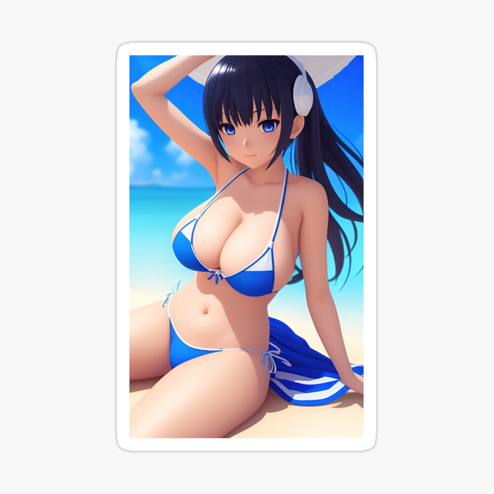 Bikini anime girl