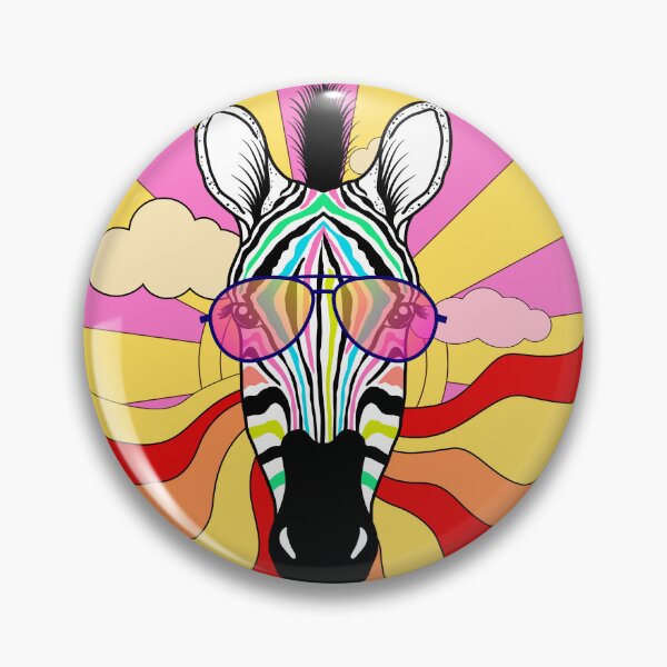 Item preview, Zebra Gamer - Retro Style Design with Cool Sunglasses designed and sold by ElLocoMus.