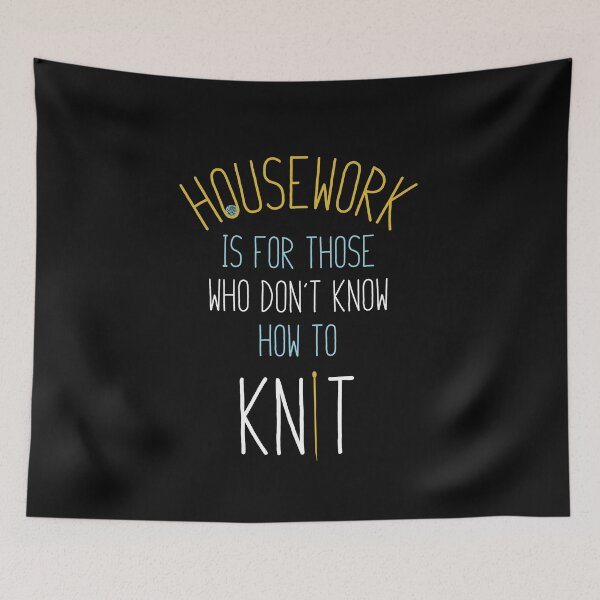Item preview, Funny Knitting Saying for Knitters designed and sold by whyitsme.