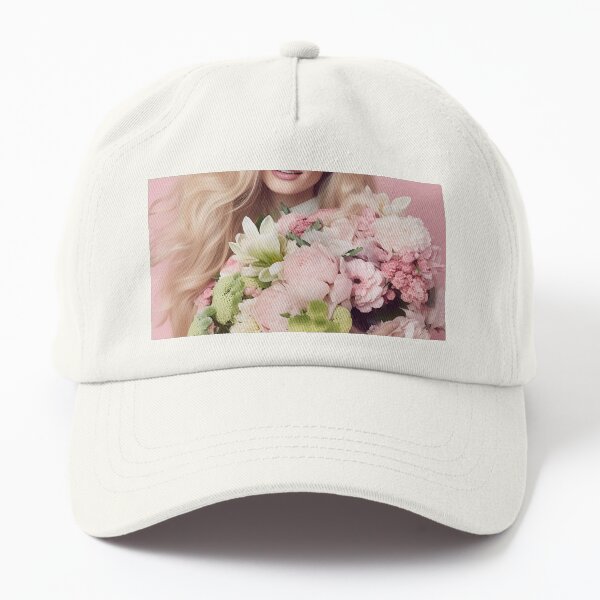 Women with bouquet Dad Hat