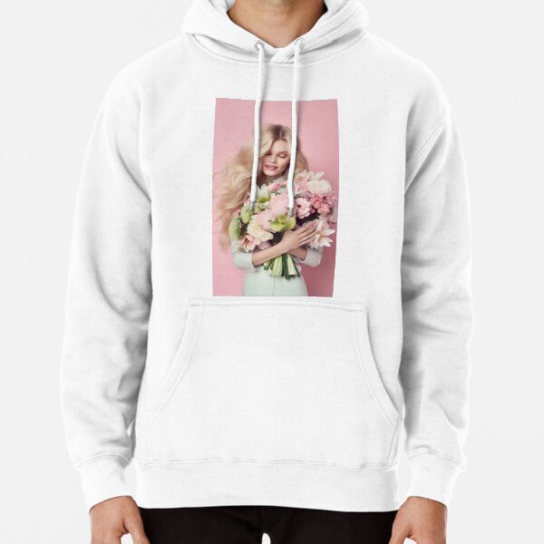 Women with bouquet Pullover Hoodie