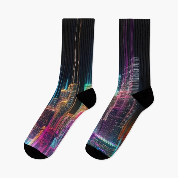 Item preview, Ultra modern cityscape v02 neon designed and sold by Roberts Birze.