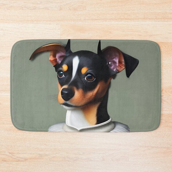 Item preview, Toy terrier in renaissance ruff collar designed and sold by lulu-o-lulu.