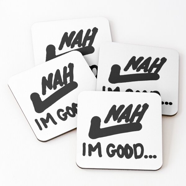 Item preview, Nike “Nah, Im good” black text designed and sold by MangoSeal.