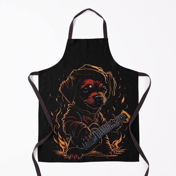 Item preview, Pawsome Pals: Our Furry Friend Playing A Guitar - Our Funny & Cute Dog Design designed and sold by Chromatic-Art.