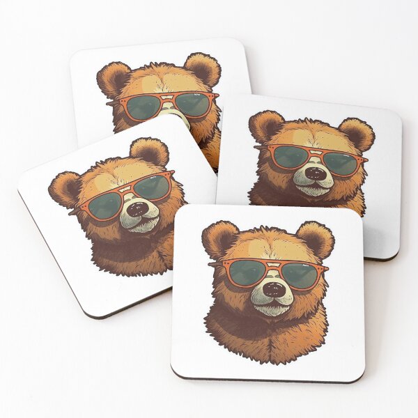 Item preview, Bear with sunglasses designed and sold by FreakyMouse976.