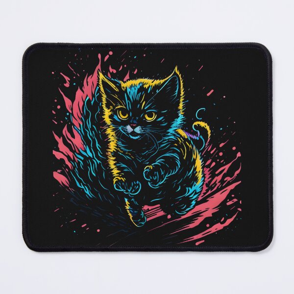 Item preview, Cat Daddy Black Cat Vintage Eighties Style Cat Retro II- Our Funny & Cute Cat Design designed and sold by Chromatic-Art.
