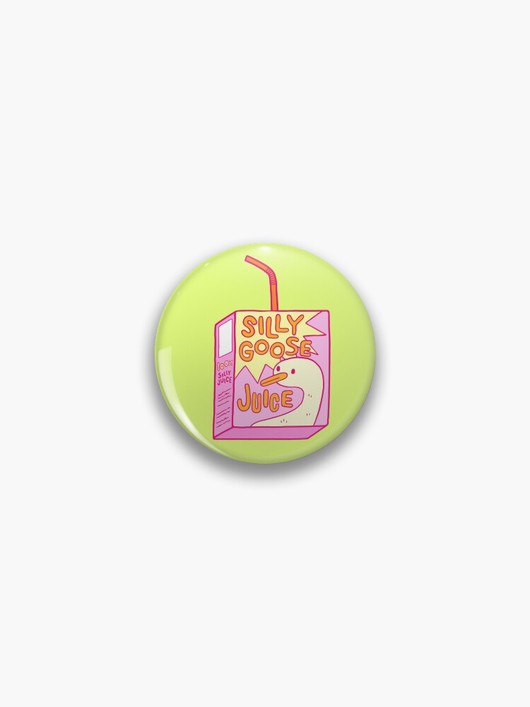 Thumbnail 1 of 3, Pin, Silly Goose Juice designed and sold by VaguelyOriginal.