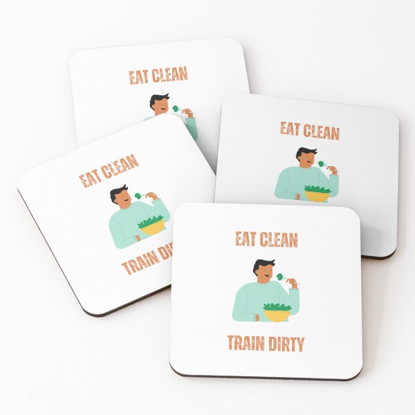 Item preview, "Eat Clean, Train Dirty" Fitness designed and sold by Joshu77.