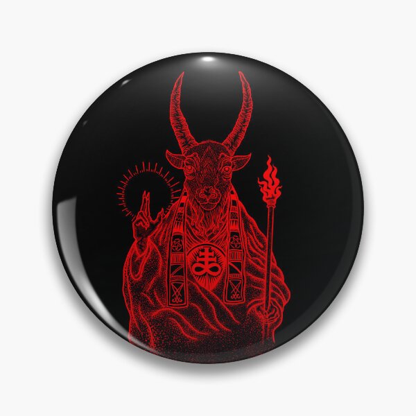 Item preview, The Baphomet (red print) designed and sold by RiotartSWE.