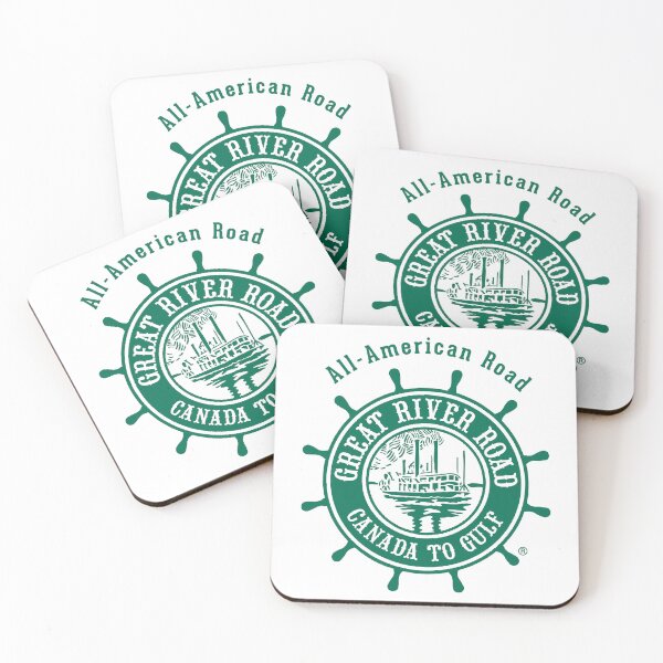 Item preview, Great River Road - Paddle Wheel Logo - Green designed and sold by Great River Road Store.