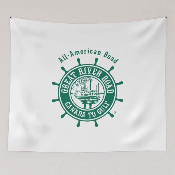 Item preview, Great River Road - Paddle Wheel Logo - Green designed and sold by Great River Road Store.