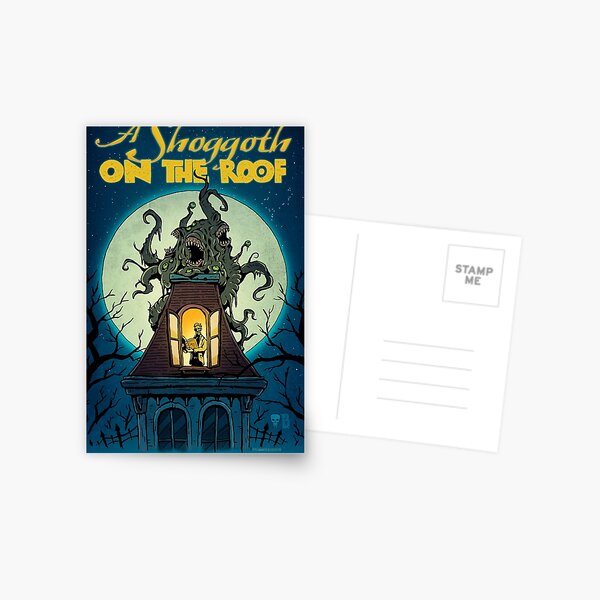 A Shoggoth on the Roof Postcard