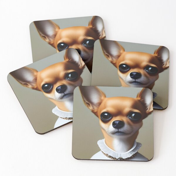 Item preview, Renaissance portrait of chihuahua designed and sold by lulu-o-lulu.