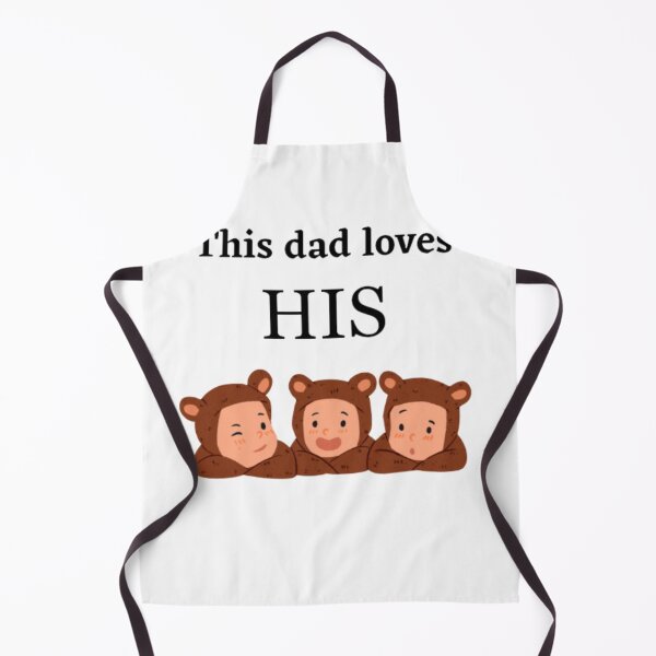 Item preview, this dad loves his triplets designed and sold by Zshope.