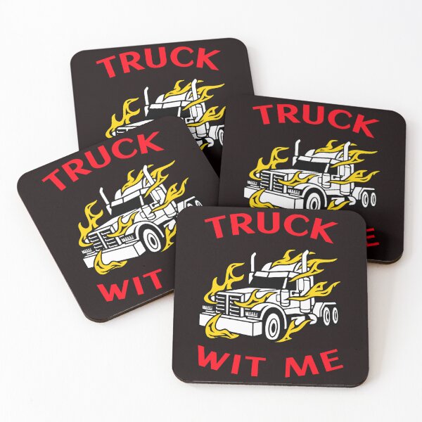 Item preview, Flaming Trucker Truck Wit Me WR designed and sold by TeamsterLife.
