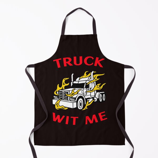 Item preview, Flaming Trucker Truck Wit Me WR designed and sold by TeamsterLife.
