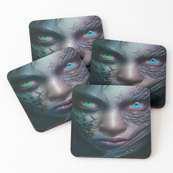 Item preview, Evil Mermaid Eyes Closeup number 2 designed and sold by DoctorRot.