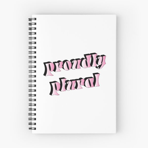 Item preview, Proudly Plural - Pink designed and sold by spappo.