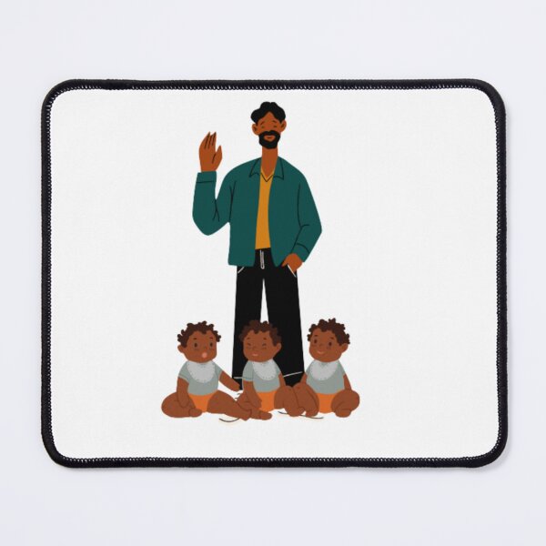 Item preview, this dad loves his triplets|father designed and sold by Zshope.