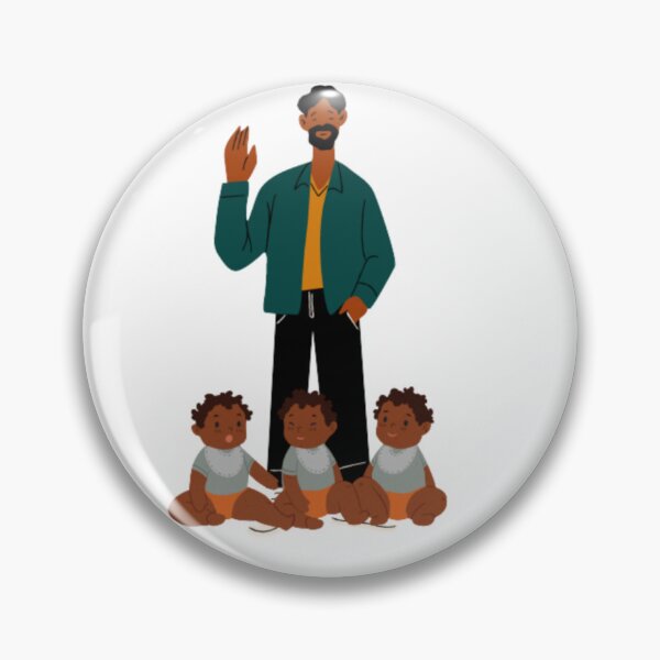 Item preview, this dad loves his triplets|father designed and sold by Zshope.