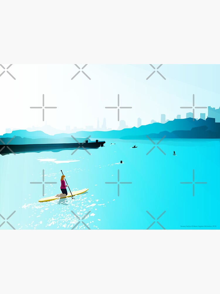 "Serene Harbor" Sticker for Sale by MHMichelsen Redbubble