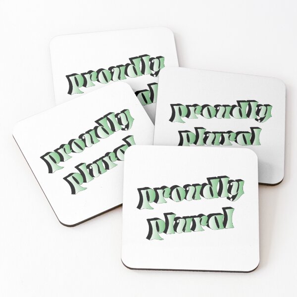 Item preview, Proudly Plural - Green designed and sold by spappo.