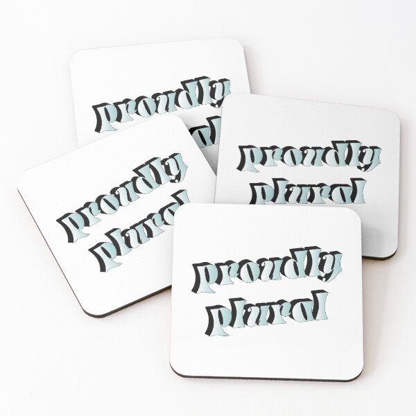 Item preview, Proudly Plural - Blue designed and sold by spappo.