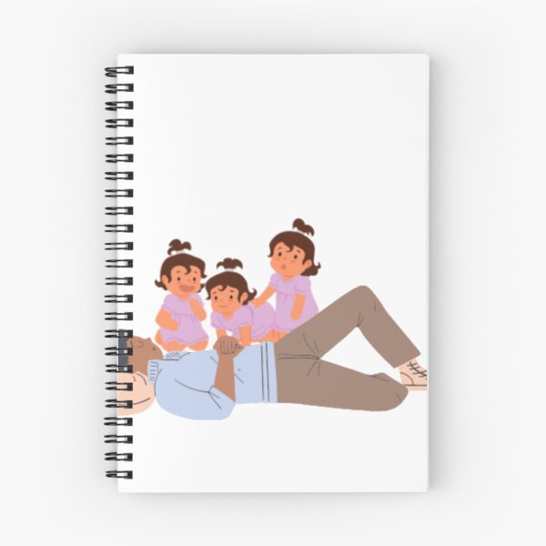 Item preview, this dad loves his triplets designed and sold by Zshope.