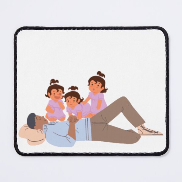 Item preview, this dad loves his triplets designed and sold by Zshope.