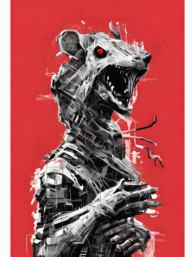 Thumbnail 7 of 7, Classic T-Shirt, Angry Rat designed and sold by StudioDestruct.