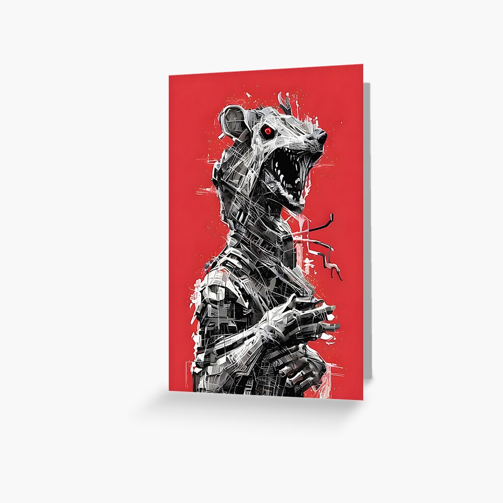 Item preview, Greeting Card designed and sold by StudioDestruct.